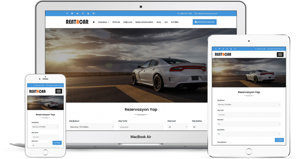Rent A Car Sitesi 02