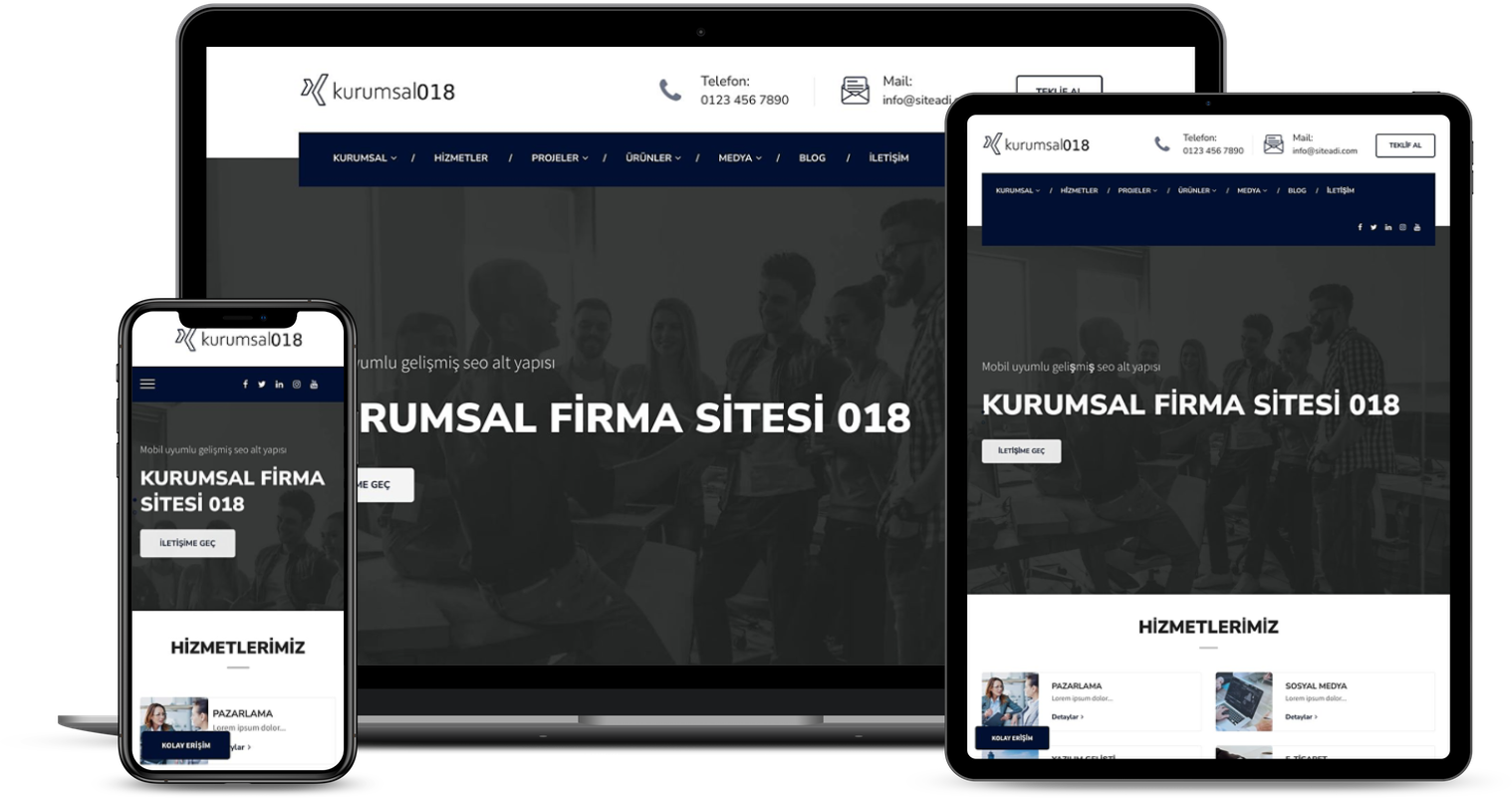 Kurumsal Firma Sitesi 018