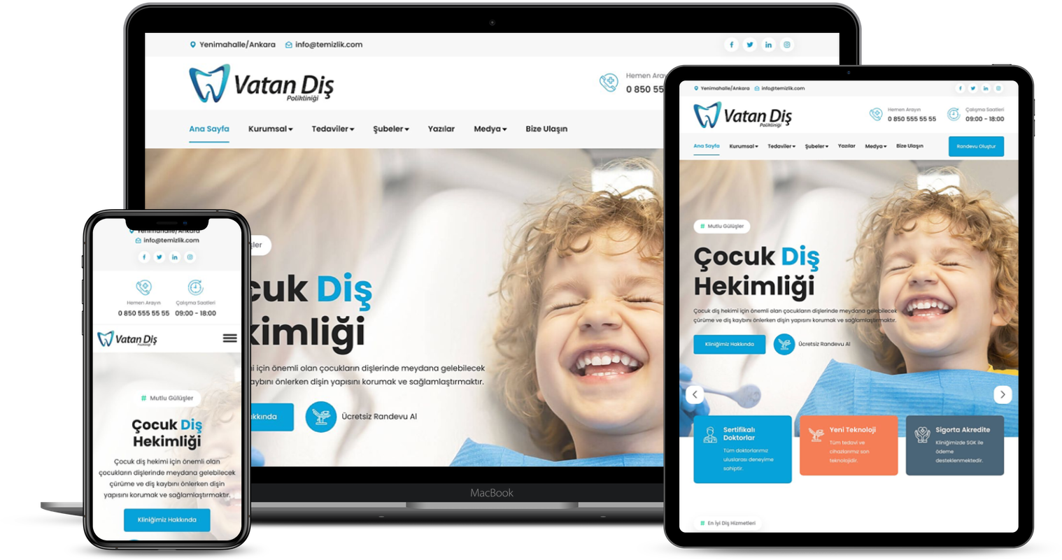 Diş Polikliniği Sitesi